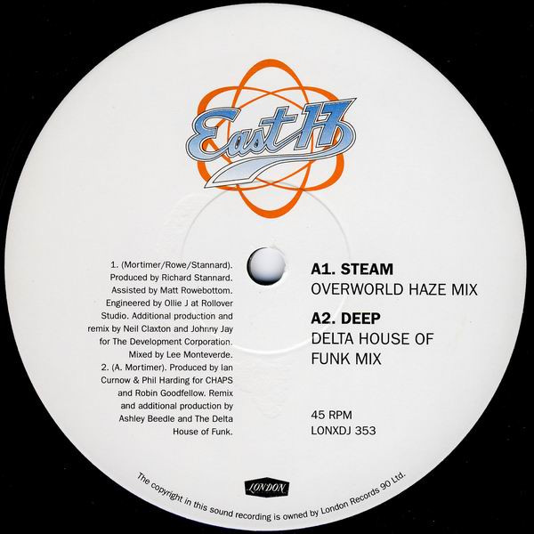 East 17 - Steam | London Records (LONXDJ353) - 3 East 17 - Steam | London Records (LONXDJ353) - 3