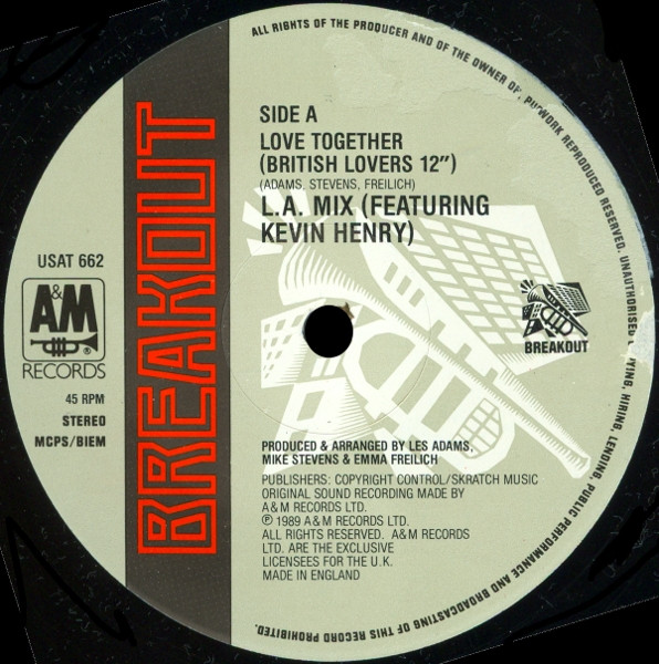 L.A. Mix Featuring Kevin Henry - Love Together | Breakout (USAT 662) - 3