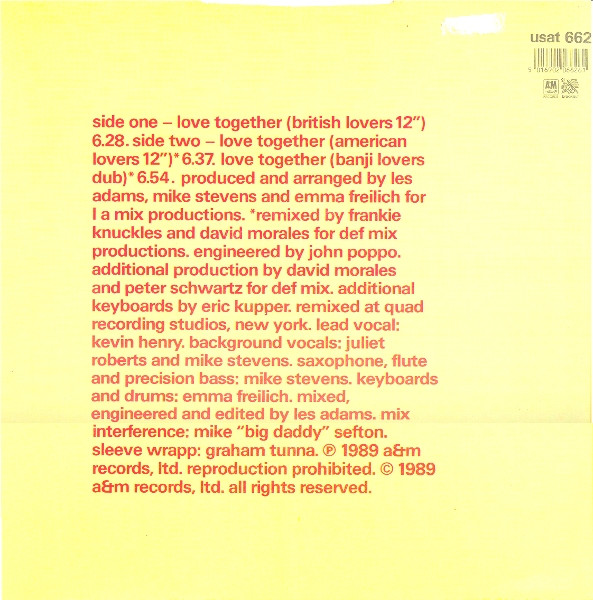 L.A. Mix Featuring Kevin Henry - Love Together | Breakout (USAT 662) - 2