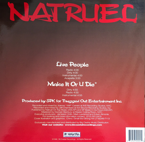 Natruel - Live People / Make It Or U Die | Bi-Coastal Recordings (BC-2000) - 2