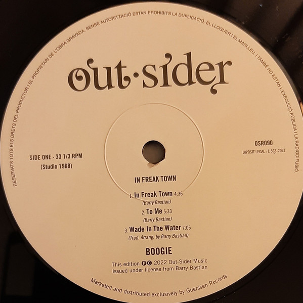 Boogie - In Freak Town | Out-Sider (OSR090) - 3 Boogie - In Freak Town | Out-Sider (OSR090) - 3