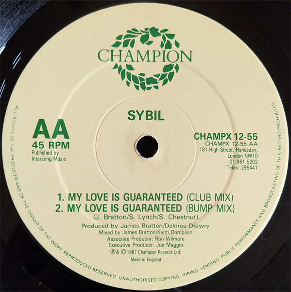 Sybil - My Love Is Guaranteed | Champion (CHAMPX 12-55) - 4