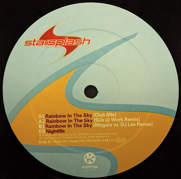 Starsplash - Rainbow In The Sky | Kontor Records (Kontor 243) - 4 Starsplash - Rainbow In The Sky | Kontor Records (Kontor 243) - 4