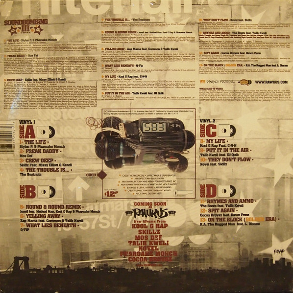 Various - Soundbombing III | Rawkus (088 112 917-1) - 2