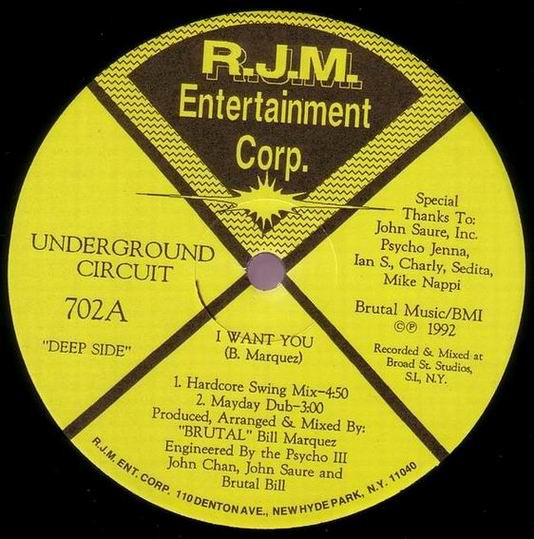 Underground Circuit - I Want You | R.J.M. Entertainment Corp. (RJM 702) Underground Circuit - I Want You | R.J.M. Entertainment Corp. (RJM 702)