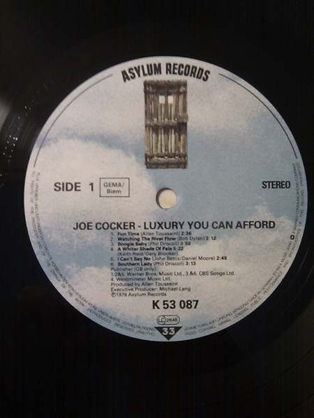 Joe Cocker - Luxury You Can Afford | Asylum Records (AS 53 087) - 2 Joe Cocker - Luxury You Can Afford | Asylum Records (AS 53 087) - 2