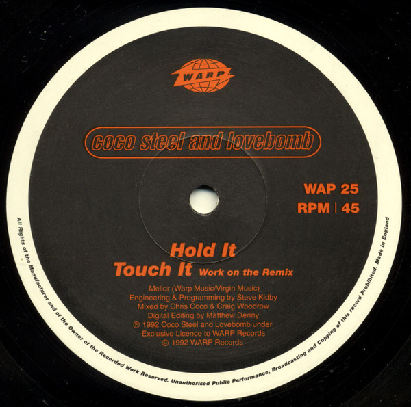 Coco Steel & Lovebomb - You Can't Stop The Groove (Parts 1-4) | Warp Records (WAP 25) - 4 Coco Steel & Lovebomb - You Can't Stop The Groove (Parts 1-4) | Warp Records (WAP 25) - 4