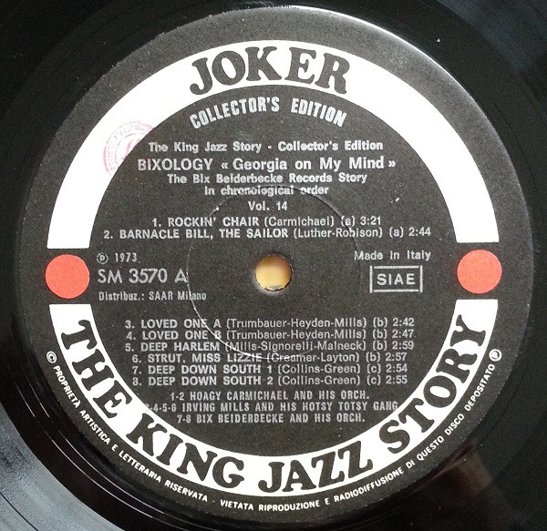 Bix Beiderbecke - Bixology "Georgia On My Mind" | Joker (SM 3570) - 3