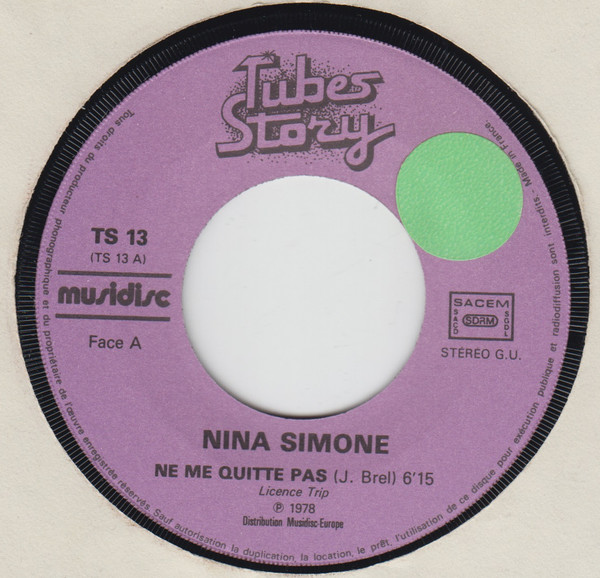Nina Simone - Ne Me Quitte Pas / Les Portes Du Pénitencier "House Of The Rising Sun" | Musidisc (TS 13) - 3 Nina Simone - Ne Me Quitte Pas / Les Portes Du Pénitencier "House Of The Rising Sun" | Musidisc (TS 13) - 3