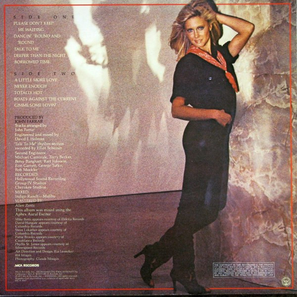 Olivia Newton-John - Totally Hot | MCA Records (MCA-3067) - 2
