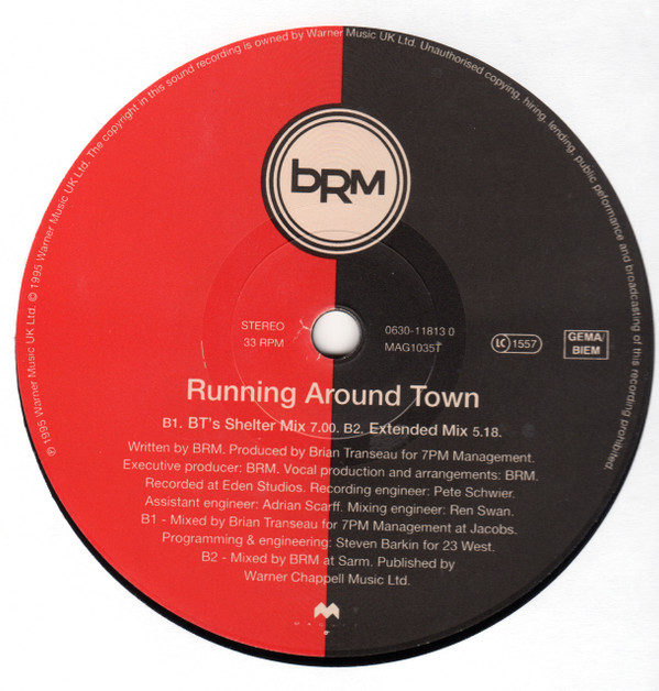 BillieRayMartin - Running Around Town | Magnet (0630-11813-0) - 3