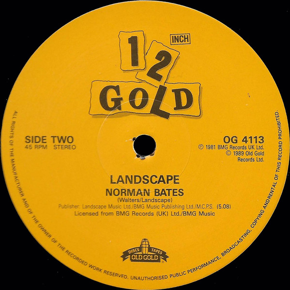 Landscape - Einstein A Go-Go / Norman Bates | Old Gold (OG 4113)