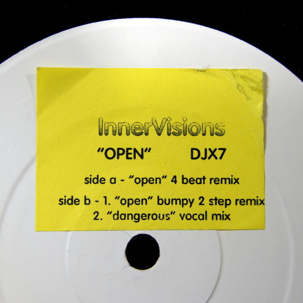 InnerVisions Productions - Open / Dangerous | Not On Label (DJX - 002) InnerVisions Productions - Open / Dangerous | Not On Label (DJX - 002)