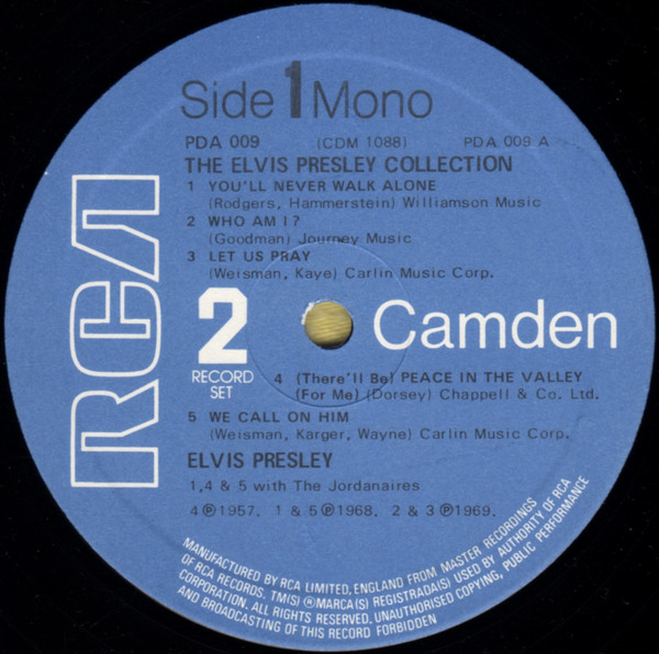 Elvis Presley - The Elvis Presley Collection (2LP) [Vinyl] | RCA Camden (PDA 009) - 3