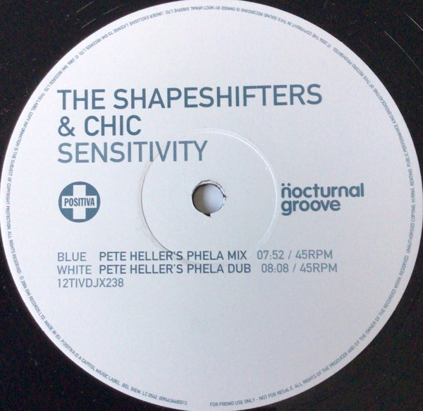 Shapeshifters & Chic - Sensitivity | Positiva (12TIVDJX238) - main
