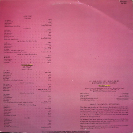 Ry Cooder - Bop Till You Drop | Warner Bros. Records (K56691)