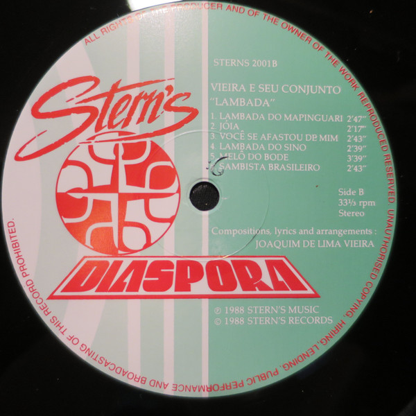 Vieira E Seu Conjunto - Lambada | Stern's Diaspora (STERNS 2001) - 4