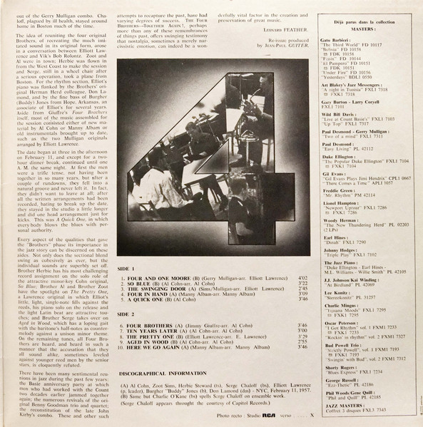 The Four Brothers - Together Again ! | RCA (PL 42253) - 3 The Four Brothers - Together Again ! | RCA (PL 42253) - 3