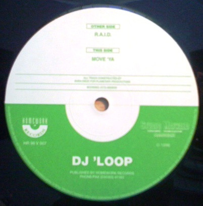 DJ 'Loop - R.A.I.D. / Move' Ya | Homework Records (HR 98 V 007) - main