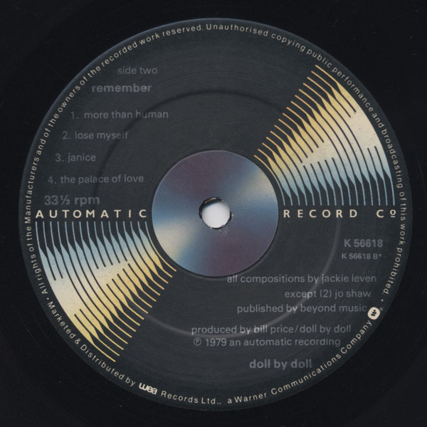Doll By Doll - Remember | Automatic Record Co. (K 56618) - 3 Doll By Doll - Remember | Automatic Record Co. (K 56618) - 3
