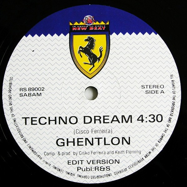 Ghentlon - Technodream | R & S Records (RS 89002) - 3