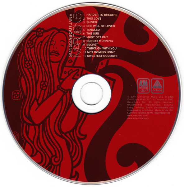 Maroon 5 - Songs About Jane | A&M Octone Records (0823765000128) - 3