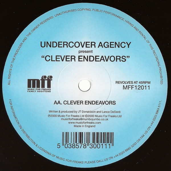 Undercover Agency - Clever Endeavors | Music For Freaks (MFF12011) - 2