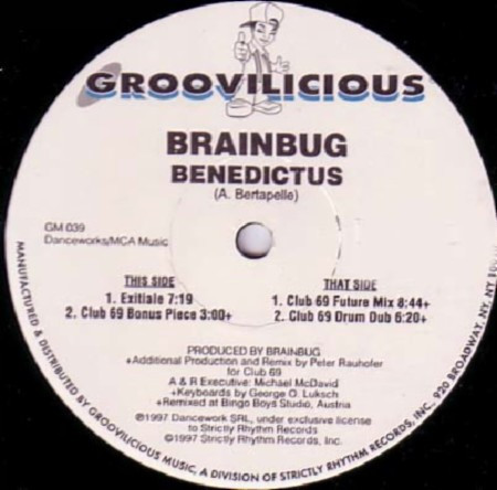 Brainbug - Benedictus | Groovilicious (GM 039) - 5