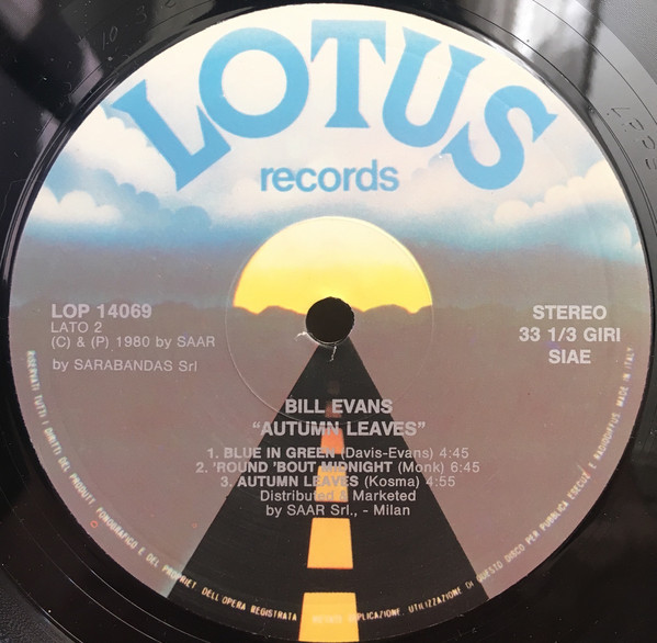 Bill Evans - Autumn Leaves | Lotus (LOP 14.069) - 4
