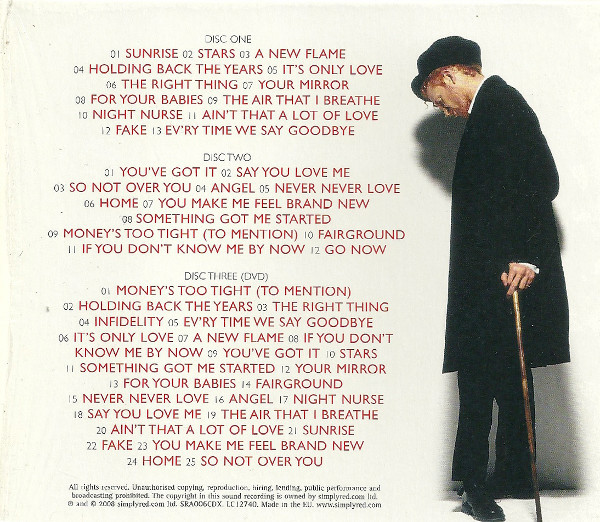 Simply Red - 25 (The Greatest Hits) | simplyred.com (SRA006CDX) - 4