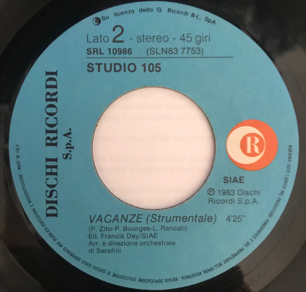 Rete 105 - Vacanze | Ricordi (SRL 10986) - 4