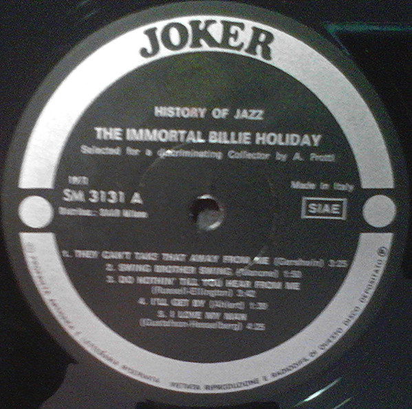 Billie Holiday - The Immortal Billie Holiday | Joker (SM 3131) - 3