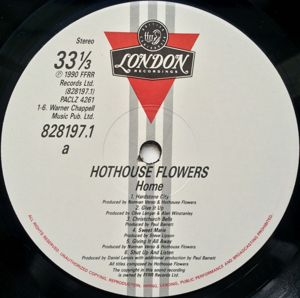 Hothouse Flowers - Home | London Records (828197.1)
