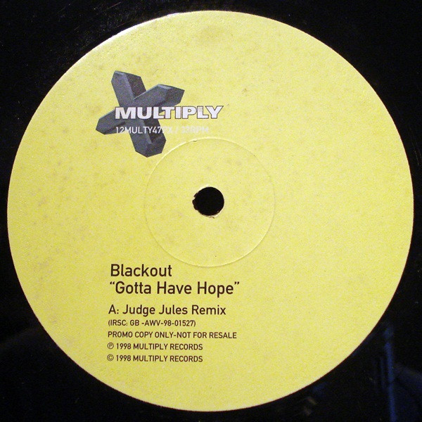 Blackout - Gotta Have Hope | Multiply Records (12MULTY47P) - 3