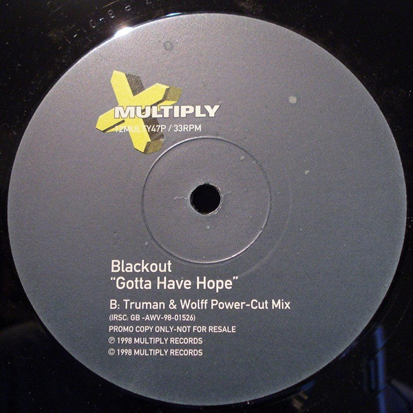 Blackout - Gotta Have Hope | Multiply Records (12MULTY47P) - 2