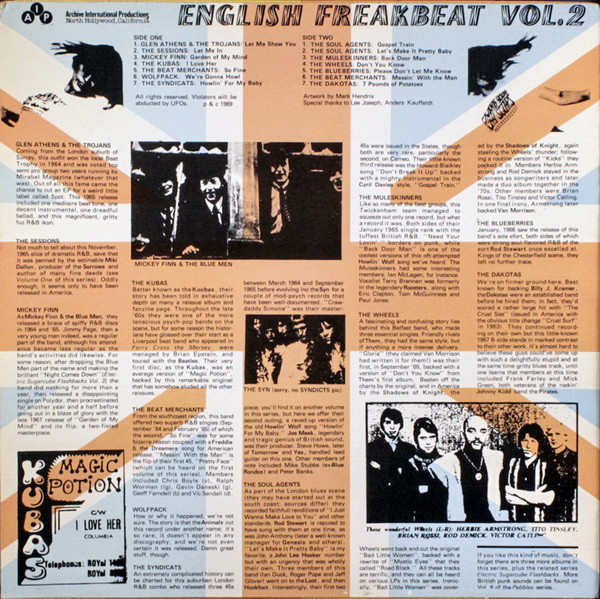 Various - English Freakbeat Volume 2 | AIP Records (AIP 10047) - 2