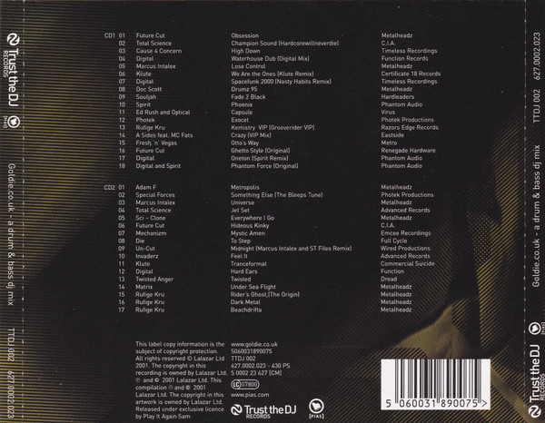 Goldie - Goldie.co.uk | Trust The DJ (TTDJ 002) - 2 Goldie - Goldie.co.uk | Trust The DJ (TTDJ 002) - 2