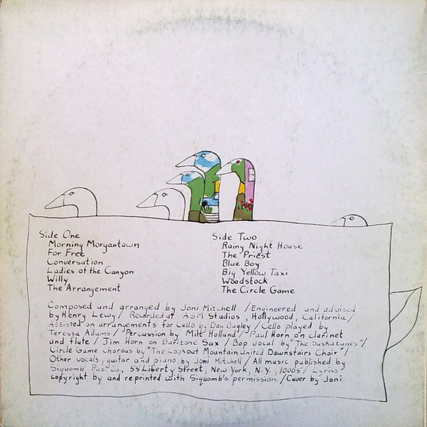 Joni Mitchell - Ladies Of The Canyon | Reprise Records (W 44085) - 4 Joni Mitchell - Ladies Of The Canyon | Reprise Records (W 44085) - 4