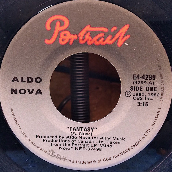 Aldo Nova - Fantasy / Under The Gun | Portrait (E4-4299) - main