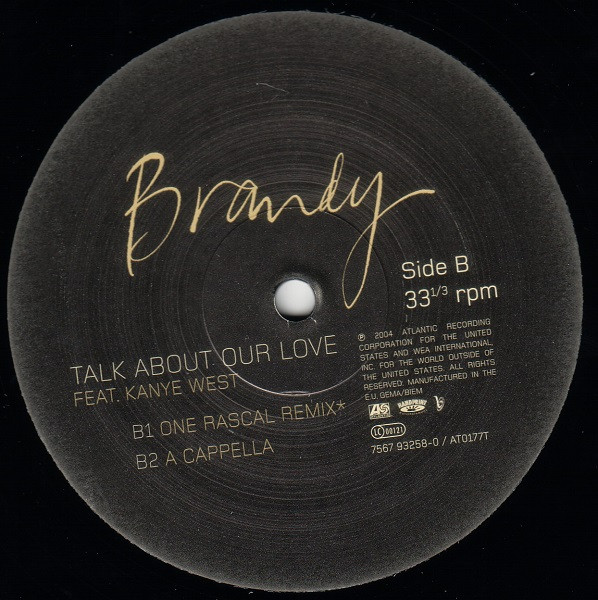 Brandy Feat. Kanye West - Talk About Our Love | Atlantic (7567 93258-0) - 4