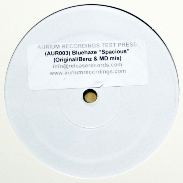 Blue Haze - Spacious | Aurium Recordings (Aur 003)