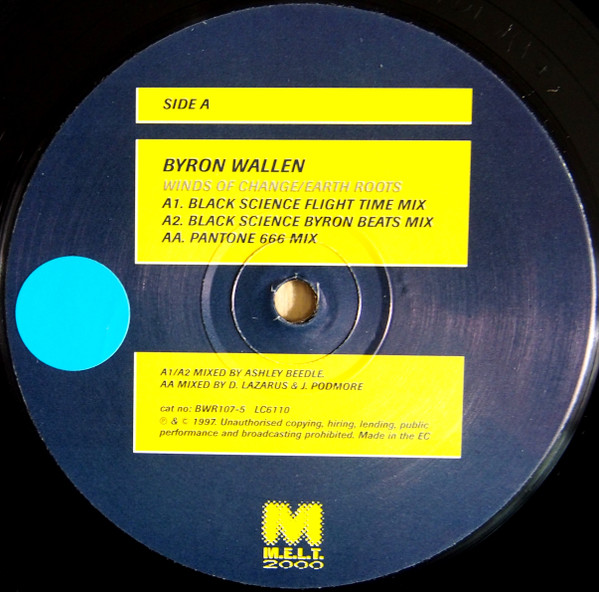 Byron Wallen - Winds Of Change / Earth Roots | M.E.L.T. 2000 (BWR107-5) - 2