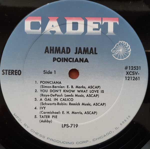 Ahmad Jamal - Poinciana | Cadet (LPS-719 ; #12531 XCSV-121261) - 3