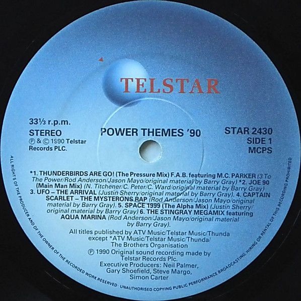 F.A.B. - Power Themes 90 | Telstar (STAR 2430) - 3