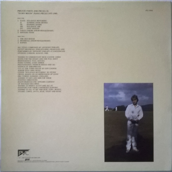 Anthony Phillips - Private Parts & Pieces VI: "Ivory Moon" Piano Pieces 1971-1985 | PVC Records (PVC 8946) - 2