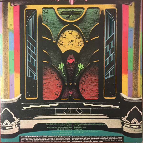 Billy Preston - Everybody Likes Some Kind Of Music [Vinyl] | A&M Records (SP-3526) - 2