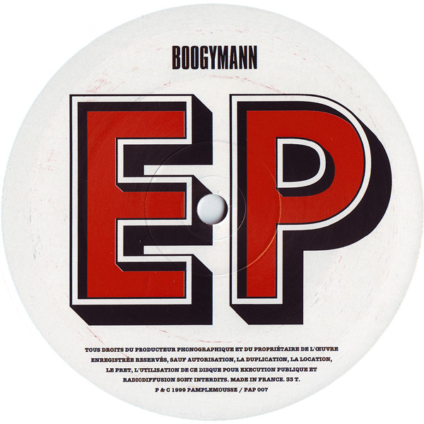 Boogymann / Lidledatac vs Monsieur X - EP | Pamplemousse Productions (PAP 007) - 3 Boogymann / Lidledatac vs Monsieur X - EP | Pamplemousse Productions (PAP 007) - 3