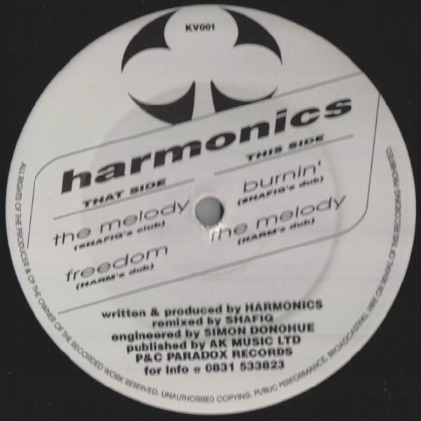 Harmonics - The Melody | Klub Vibes (KV001) - main