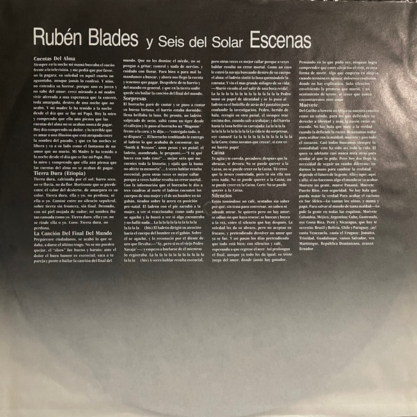 Rubén Blades Y Seis Del Solar - Escenas | Elektra (960 432-1) Rubén Blades Y Seis Del Solar - Escenas | Elektra (960 432-1)