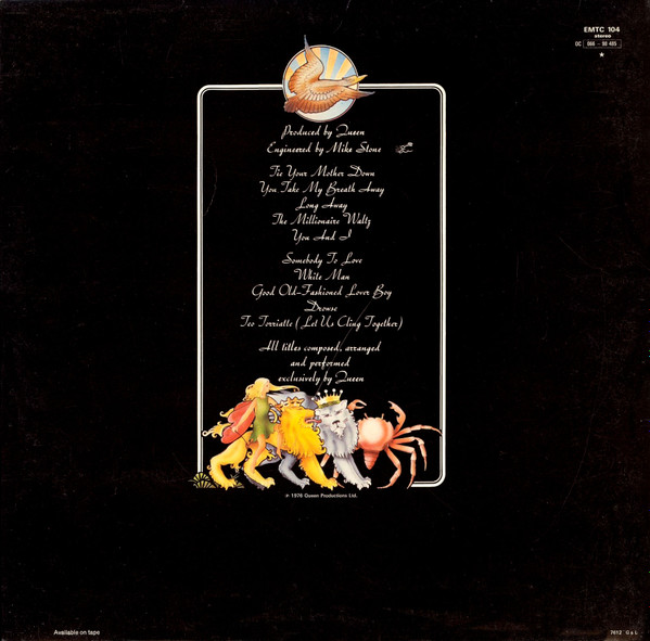 Queen - A Day At The Races | EMI (EMTC 104) - 4